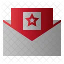 Correo Estrella Favorito Icono