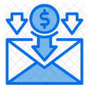 Flecha Correo Dinero Icon