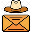 Correo De Piratas Informaticos Hacker Correo Icono