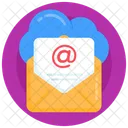 Correo en la nube  Icono