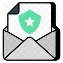 Correo Seguro Seguridad Del Correo Proteccion Del Correo Icono