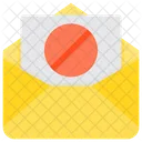 Prohibir Correo Spam Bloquear Correo Icono