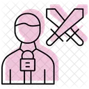 Icone Couleur Ombre Thinline Correspondant De Guerre Icon