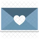 Correspondence Heart Sign Love Icon