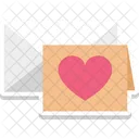 Correspondence Heart Sign Love Inspiration Icon