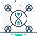 Correspondencia De DNA DNA Correspondencia Ícone