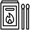Fosforos Fogo Queima Ícone