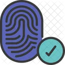 Biometria correta  Ícone