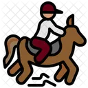 Corrida de cavalo  Ícone