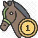 Corrida de cavalo  Ícone