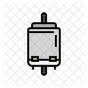 Dc Motor Electronico Icono