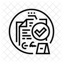 Corroborating Evidence Crime Icon