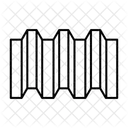 Corrugated Metal Sheets  Icon