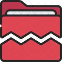 Corrupt Folder Corrupted File Broken Icon