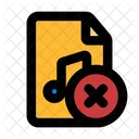Corrupted audio file Icon