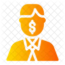 Corrupted Businessman  Icon