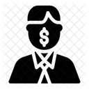 Corrupted Businessman Corruption Dishonest Icon