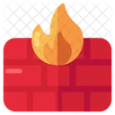 Firewall Quema Combustion Icono