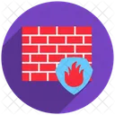 Cortafuegos Seguridad Proteger Icono