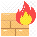 Firewall Fuego Pared Icon