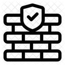 Firewall Proteccion Escudo Icono