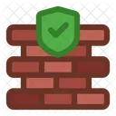 Firewall Proteccion Escudo Icono