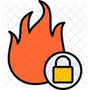 Firewall Fuego Proteccion En Linea Icono