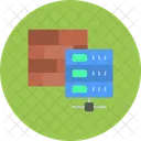 Cortafuegos De Base De Datos Base De Datos Seguridad Icono