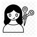 Corte de pelo  Icono
