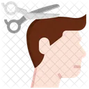 Corte de pelo  Icono