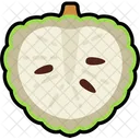 Pinha Cortada Pinha Fruta Icon