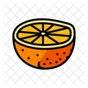 Cortar naranja jugosa  Icon