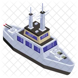 Corvettes Ship  Icon