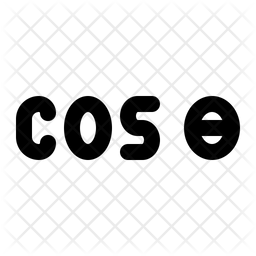 Cos Icon - Download in Line Style