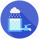 Sistema De Recoleccion De Agua De Lluvia Icono