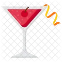 Cosmopolita Coctel Bebida Icono