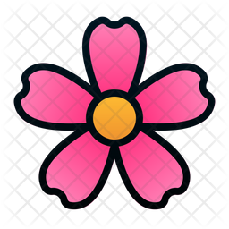 Download Free Cosmos Flower Icon Of Colored Outline Style Available In Svg Png Eps Ai Icon Fonts