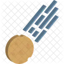 Asteroid Meteorite Space Icon