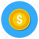 Cost Dollar Coin Icon
