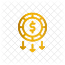 Cost Finance Coin Icon