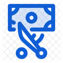 Cost Cutting Cut Money Cut Price Icon