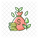 Agribusiness Cost Efficiency Farming Icon
