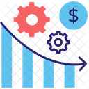 Cost Management Cost Decrease アイコン