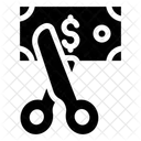 Cutting Dollar Cost Minimize Price Minimize Icon