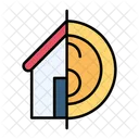 Cost Living Rent Icon