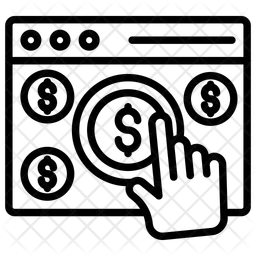 Cost Per Click  Icon