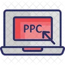 Cost Per Click Digital Advertising Online Marketing Icon