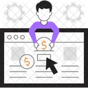 Cost Per Click Cost Dollar Icon