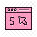 Cost Per Click Ppc Pay Per Click Icon