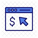Cost Per Click Ppc Pay Per Click Icon
